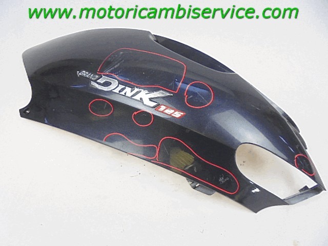 CARENAGE LATERALE OEM N. KY320113  PI?CES DE  D'OCCASION  MOTO KYMCO GRAN DINK 125 ( 2001 - 2006 ) D?PLACEMENT 125 cc ANN?E DE CONSTRUCTION