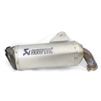 BMW C 600 SPORT 77118544341 MARMITTA SILENZIATORE AKRAPOVIC K18 11 - 15 SILENCER MUFFLER FONDELLO DANNEGGIATO 77118528402