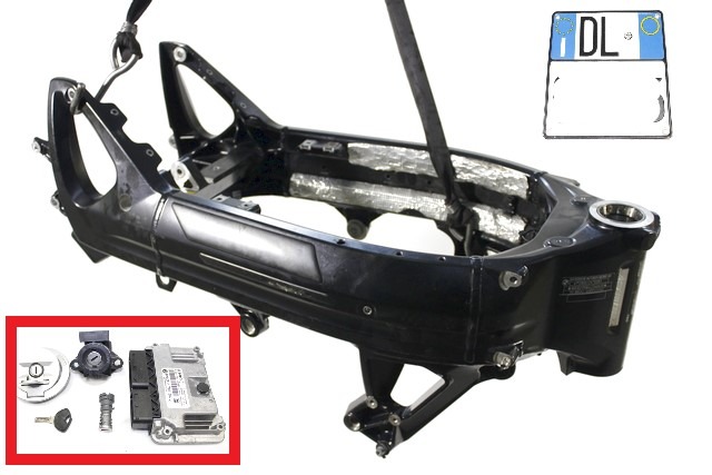 CHASSIS AVEC PAPIERS OEM N. 46518550194 13617722567 PI?CES DE  D'OCCASION  MOTO BMW K73 F 800 R (2005 - 2019) D?PLACEMENT 800 cc ANN?E DE CONSTRUCTION  2009