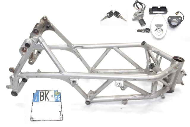 CHASSIS AVEC PAPIERS OEM N. 47011773AA 28640861A PI?CES DE  D'OCCASION  MOTO DUCATI 749 (2003 - 2007) D?PLACEMENT 749 cc ANN?E DE CONSTRUCTION  2003