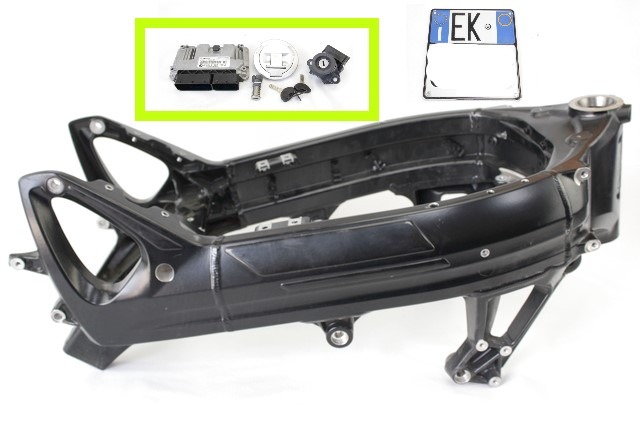 CHASSIS AVEC PAPIERS OEM N. 46517678665 13618562426 PI?CES DE  D'OCCASION  MOTO BMW K73 F 800 R (2005 - 2019) D?PLACEMENT 800 cc ANN?E DE CONSTRUCTION  2017