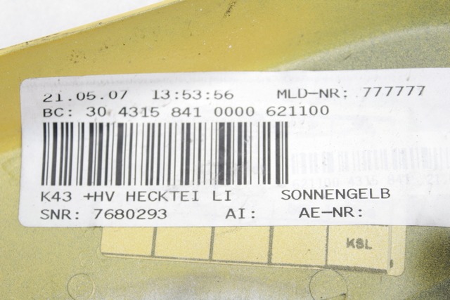 FAIRING LAT?RAL / ATTACHEMENT OEM N. 46627680293 PI?CES DE  D'OCCASION  MOTO BMW K43 K 1200 R / SPORT / K 1300 R ( 2004 - 2016 ) D?PLACEMENT 1200 cc ANN?E DE CONSTRUCTION  2007