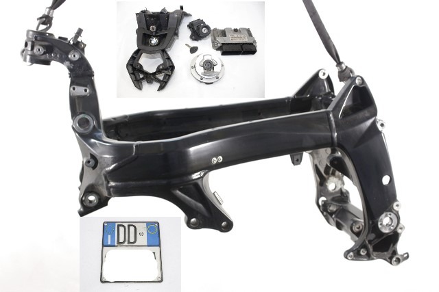 CHASSIS AVEC PAPIERS OEM N. 46517701302 13617709053 PI?CES DE  D'OCCASION  MOTO BMW K43 K 1200 R / SPORT / K 1300 R ( 2004 - 2016 ) D?PLACEMENT 1200 cc ANN?E DE CONSTRUCTION  2007