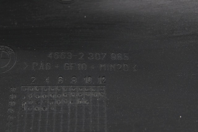 CARENAGE DE SOUS-CORPS OEM N. 46632347451 PI?CES DE  D'OCCASION  MOTO BMW K589 K 1200 RS / LT ( 1996-2008 ) D?PLACEMENT 1200 cc ANN?E DE CONSTRUCTION  2000