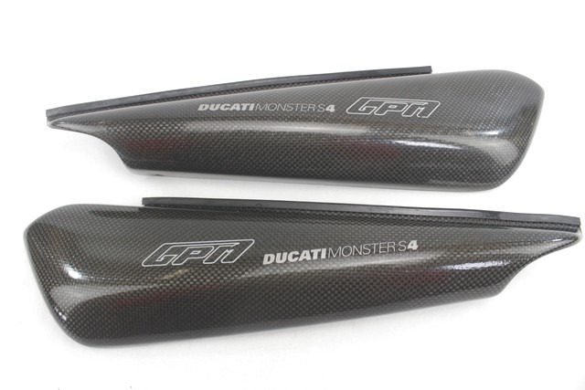 DUCATI MONSTER S4 916 48210312AA 48210322BA FIANCHETTI CARBONIO 01 - 02 CARBON SIDE COVERS 