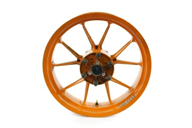 KTM 390 DUKE 9021000104404 CERCHIO RUOTA POSTERIORE 4.0X17 12 - 16 REAR WHEEL SEGNI DI USURA