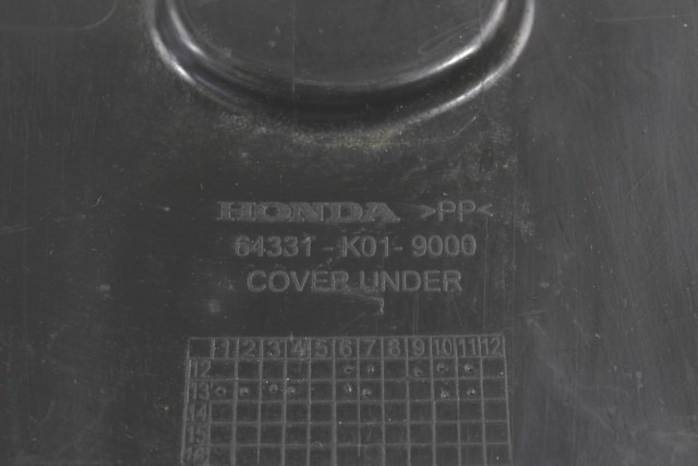 HONDA SH 150 64331K77D00 COVER INFERIORE SOTTOSCOCCA 13 - 16 LOWER COVER