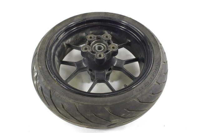 APRILIA DORSODURO 750 860694 CERCHIO RUOTA POSTERIORE 17X6.0 09 - 14 REAR WHEEL PICCOLI GRAFFI PNEUMATICO OK