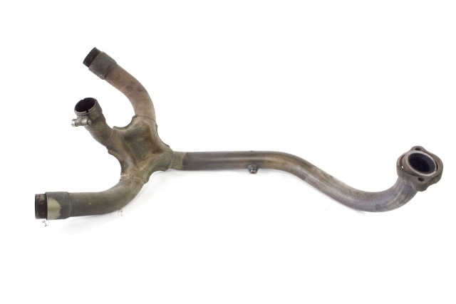 DUCATI 750 SPORT IE 57010371A COLLETTORE DI SCARICO ORIZZONTALE 01 - 02 HORIZONTAL EXHAUST MANIFOLD LEGGERA AMACCATURA