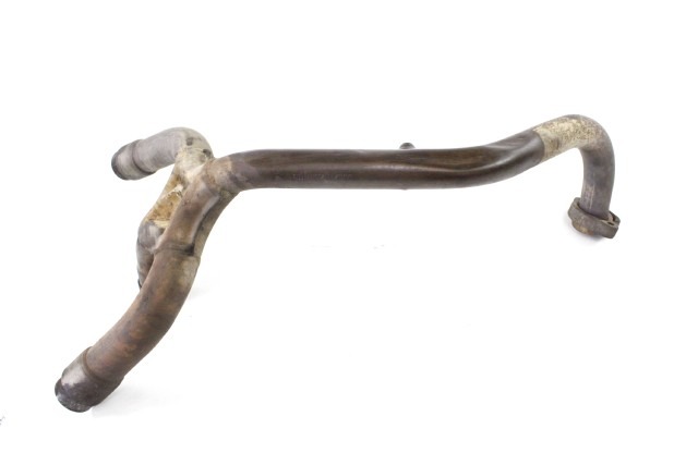 DUCATI 750 SPORT IE 57010371A COLLETTORE DI SCARICO ORIZZONTALE 01 - 02 HORIZONTAL EXHAUST MANIFOLD LEGGERA AMACCATURA