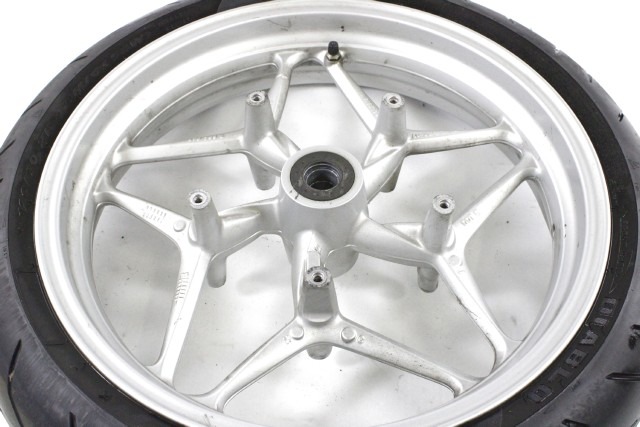 BMW F 800 ST 36317682013 CERCHIO RUOTA ANTERIORE 17X3,50 K71 04 - 12 FRONT WHEEL LEGGERMENTE STORTA PNEUMATICO DA SOSTITUIRE 