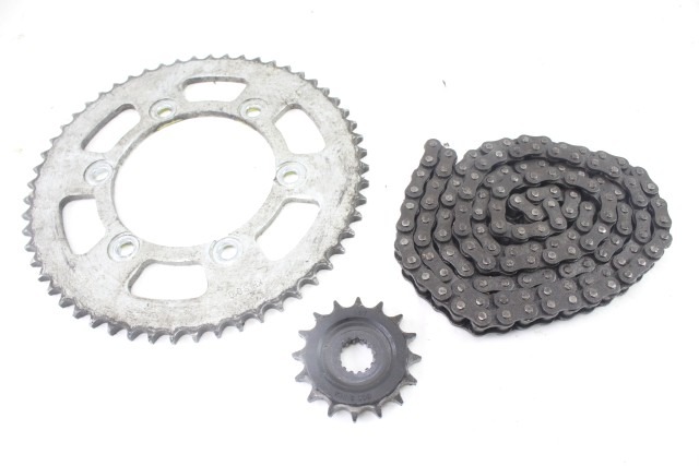 KAWASAKI Z 125 420410173 920570767 KIT CATENA CORONA PIGNONE KM 3.274 19 - 24 DRIVE CHAIN SPROCKETS KIT