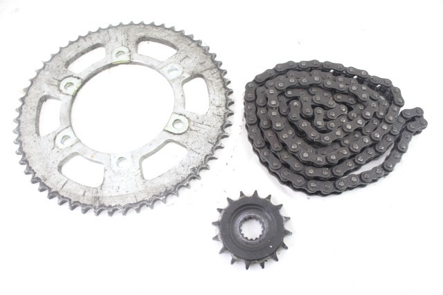 KAWASAKI Z 125 420410173 920570767 KIT CATENA CORONA PIGNONE KM 3.274 19 - 24 DRIVE CHAIN SPROCKETS KIT