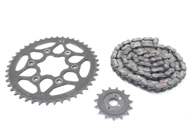 KTM RC 390 SPA2151443K118B KIT CATENA CORONA PIGNONE 22 - 24 DRIVE CHAIN KIT