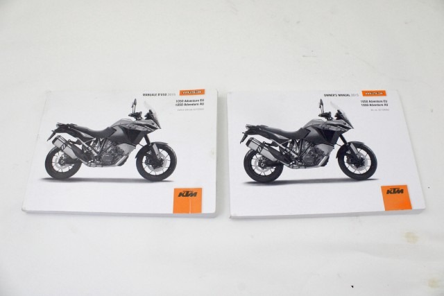 KTM 1050 ADVENTURE MANUALI USO E MANUTENZIONE 15 - 16 OWNER'S BOOK