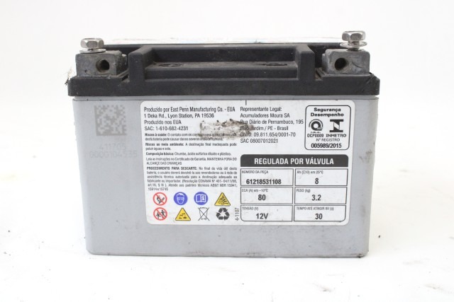 BMW 61218531108 BATTERIA AGM 12V 8AH BATTERY