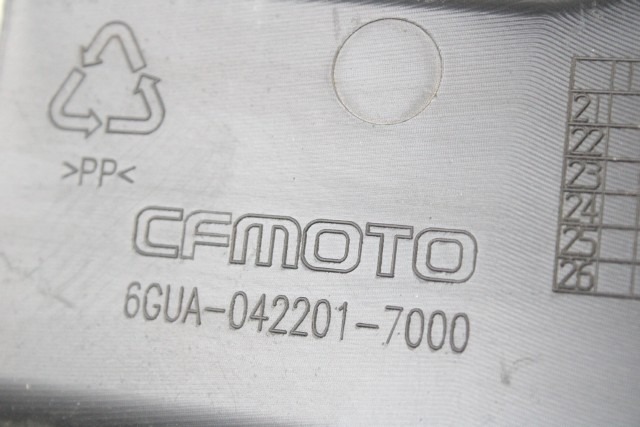 CFMOTO 700 CL-X SPORT 6GUV-042201-7000 PARAFANGO POSTERIORE INFERIORE 22 - 24 LOWER REAR MUDGUARD