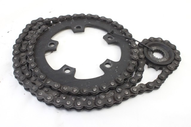 ROYAL ENFIELD SUPER METEOR 650 RAT00180 RLL00096 KIT CATENA CORONA PIGNONE 8000 KM 23 - 25 SPROCKET CHAIN KIT