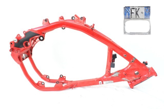 SWM SM 125 R 10000814 TELAIO CON DOCUMENTI 22 - 24 FRAME WITH DOCUMENTS PIEGATO