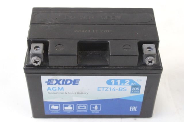 BATTERIA MOTO SCOOTER EXIDE AGM ETZ14-BS 12V 11AH 205A BATTERY